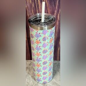 Simply Southern 30oz Stainless Steel Tumbler with a turtle pattern